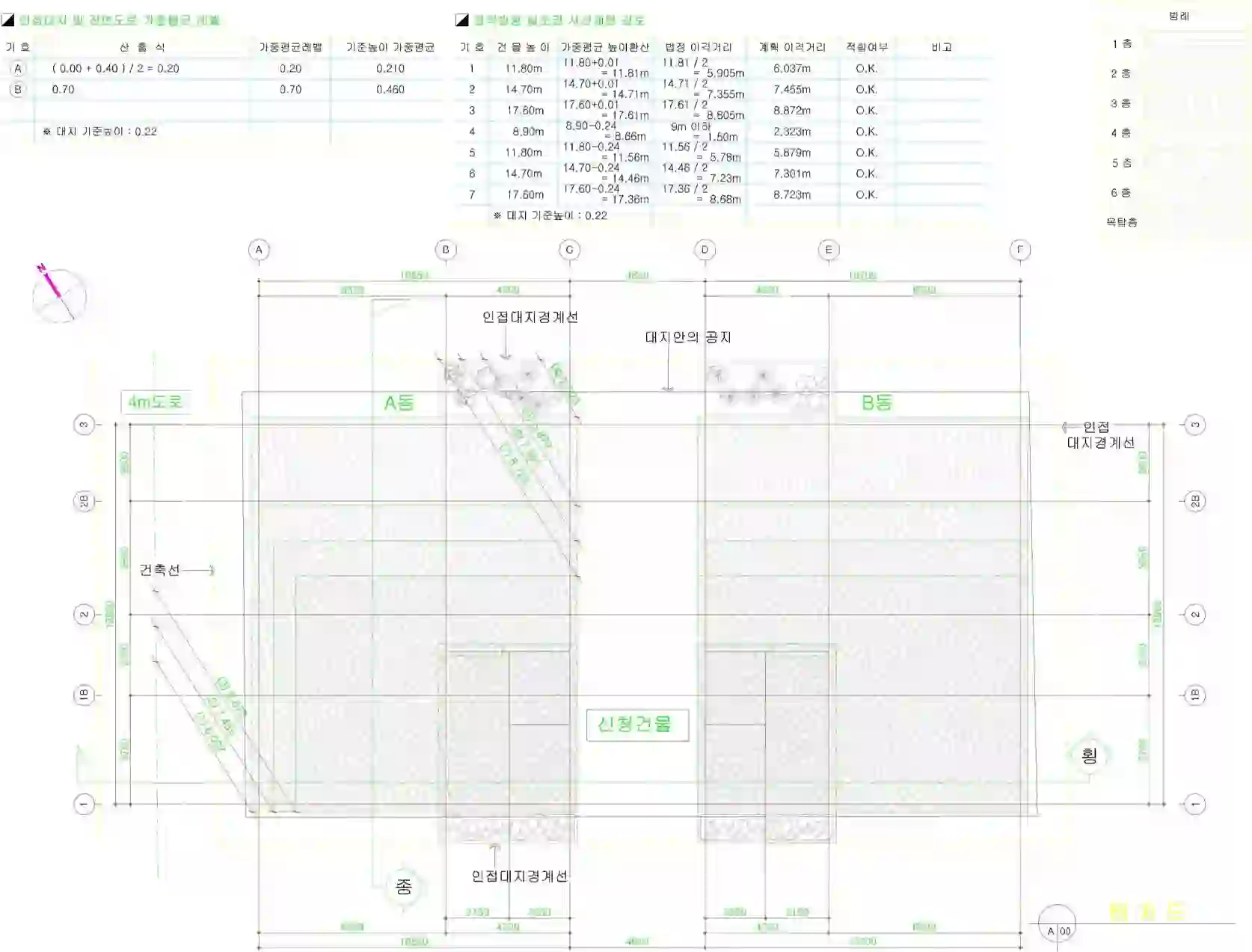 다원residence 배치도 이미지